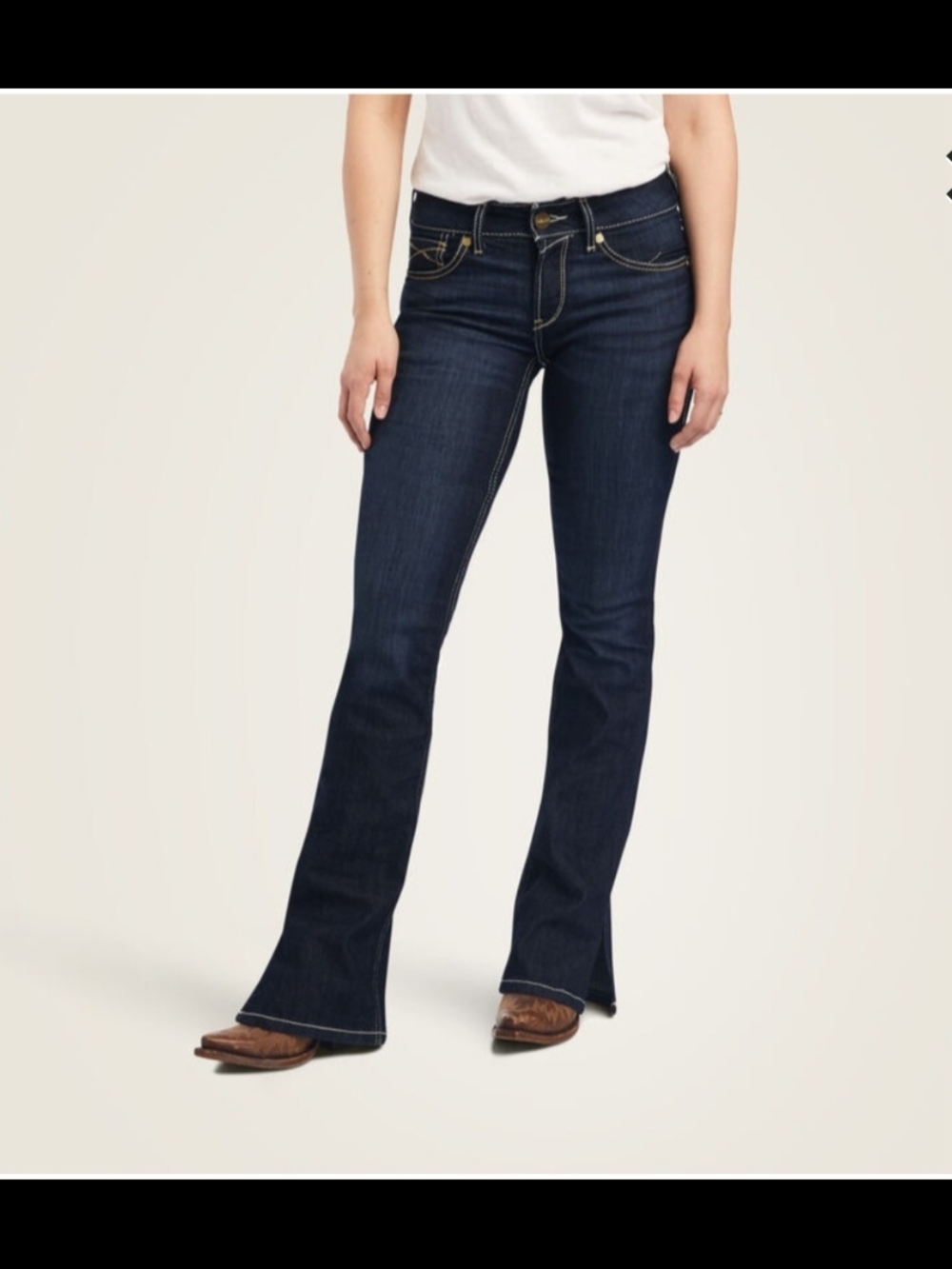Ariat 32S Perfect Rise Arrow Danna Boot Cut Jeans